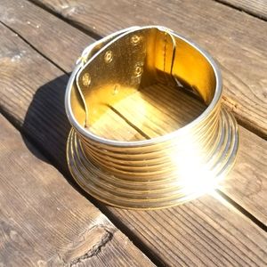 African Gold Coil Choker